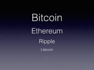 Bitcoin, Ethereum, Ripple, Litecoin
